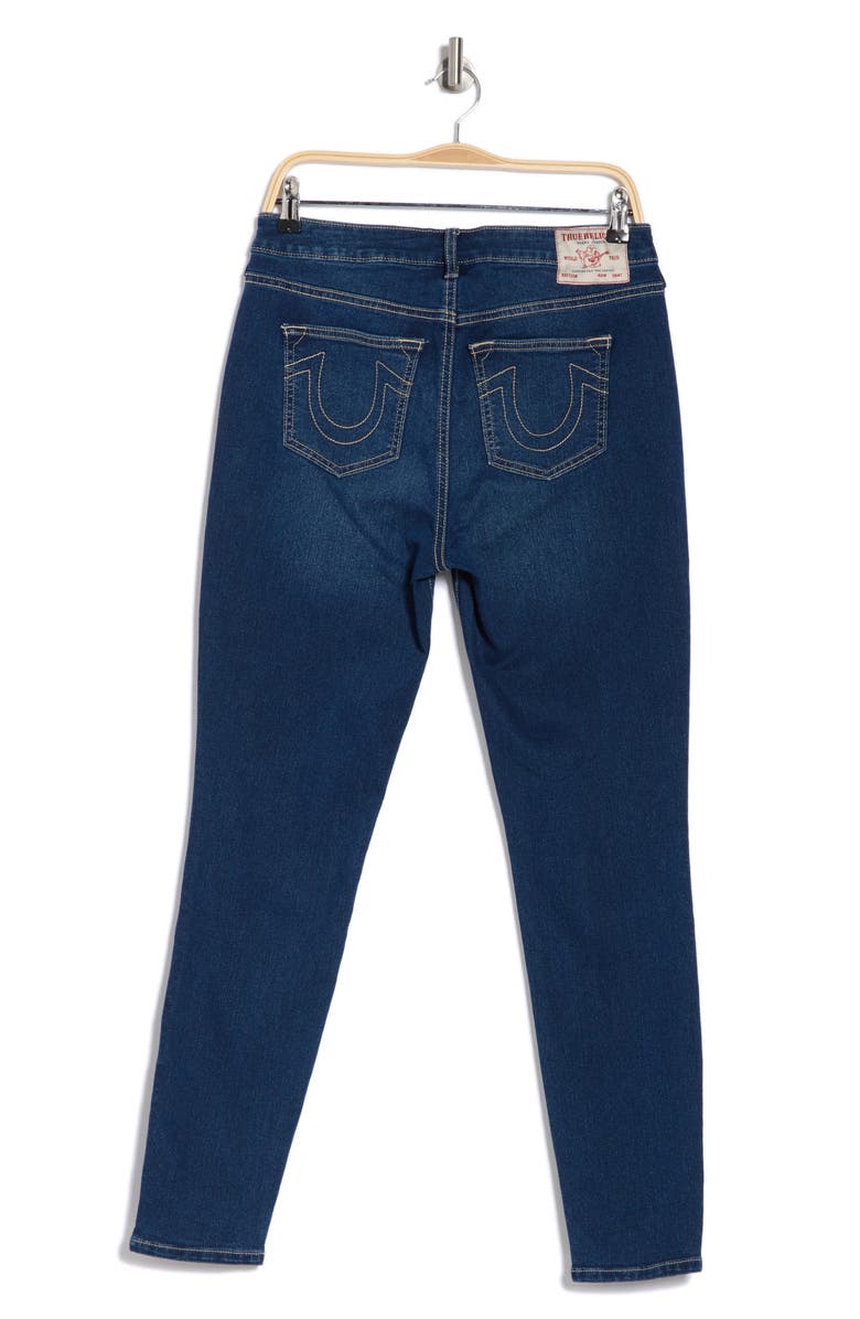 True Religion Brand Jeans Jennie Mid Rise Skinny Jeans, Alternate, color, 