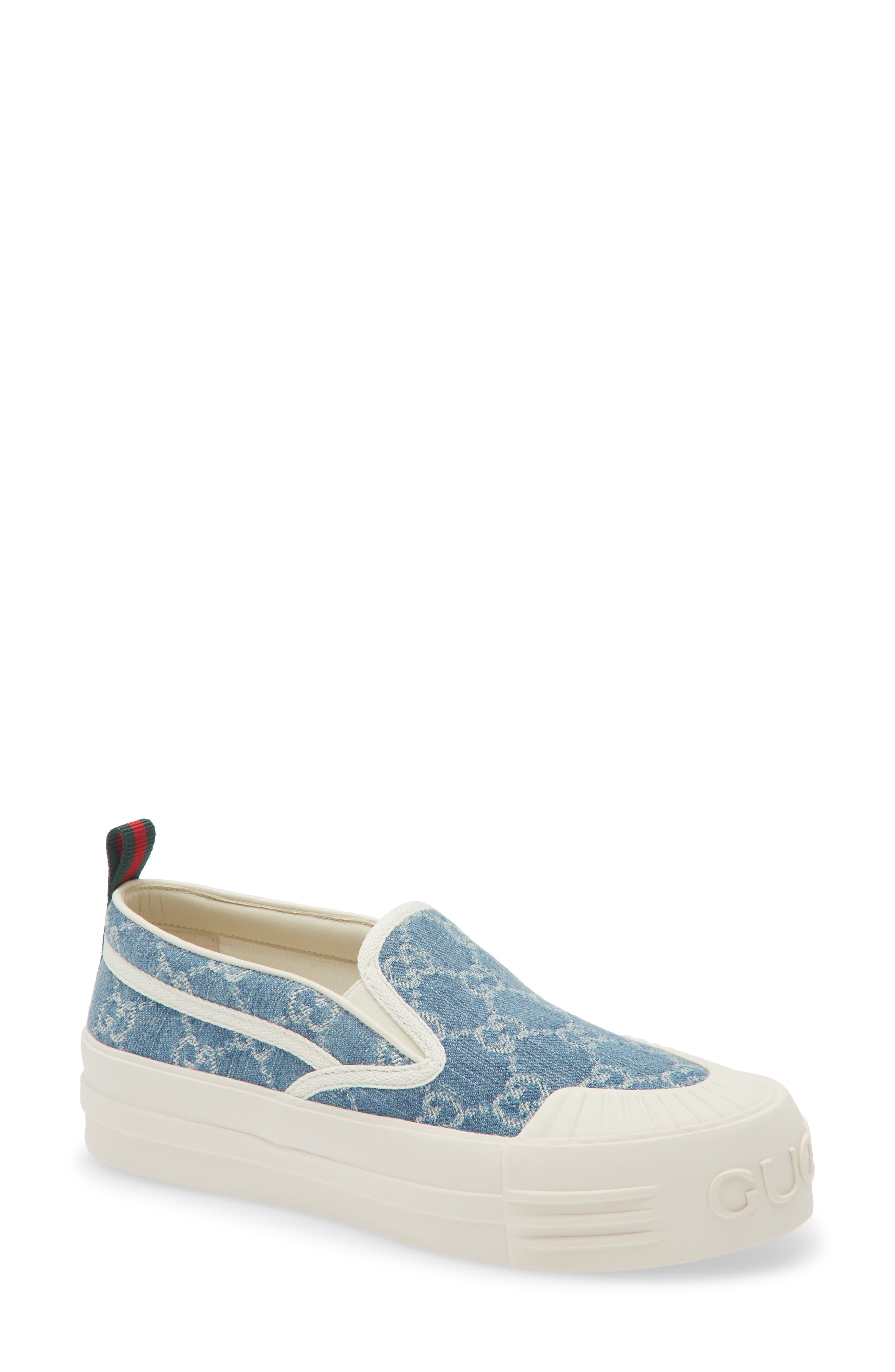 Gucci Julia Platform Slip-On Sneaker, Main, color, 