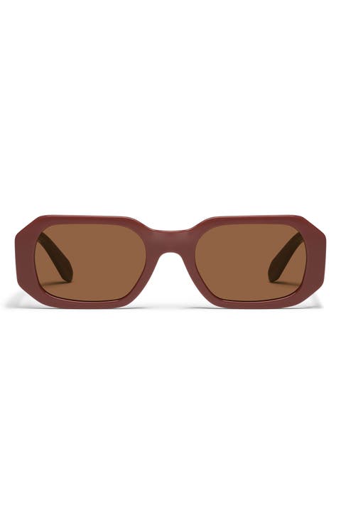 Hyped Up 38mm Square Sunglasses