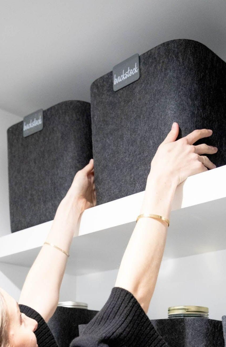 SortJoy The Sculpted Bin - Original, Alternate, color, Carbon - Set Of 3