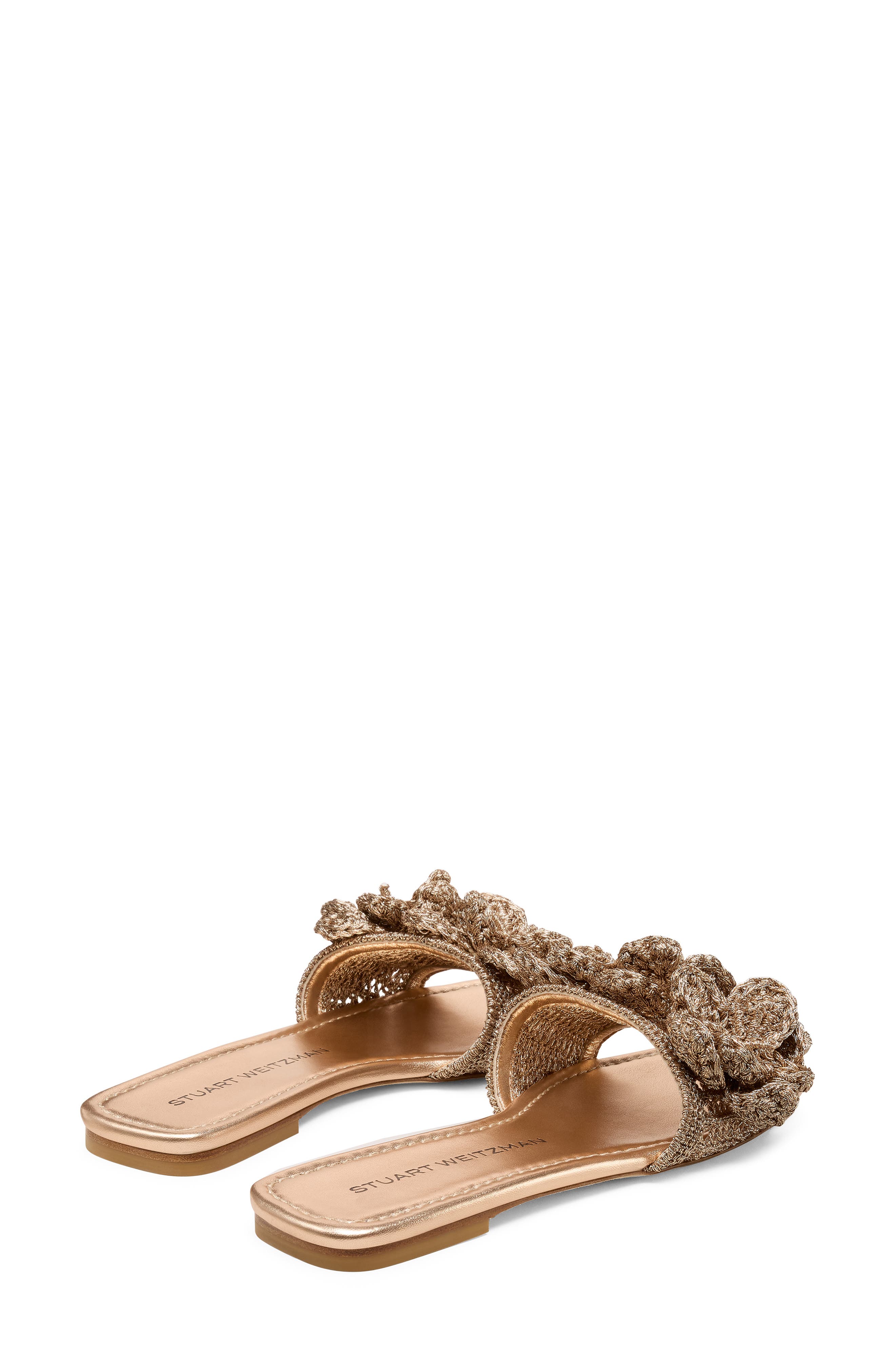 Lotus Slide Sandal, Alternate, color, SILVER/ LIGHT GOLD