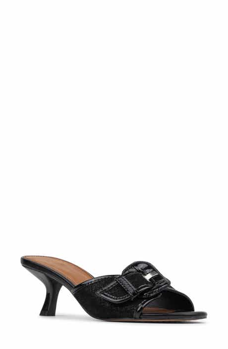 Donald Pliner Buckle Mule