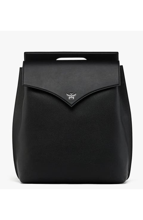 Diamond Backpack in Embossed Leather