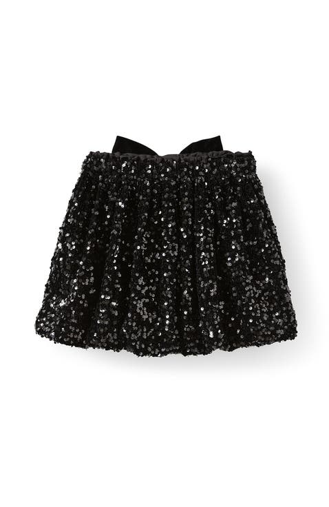 Kid's Daisy Embellished Bow Bubble Skirt
