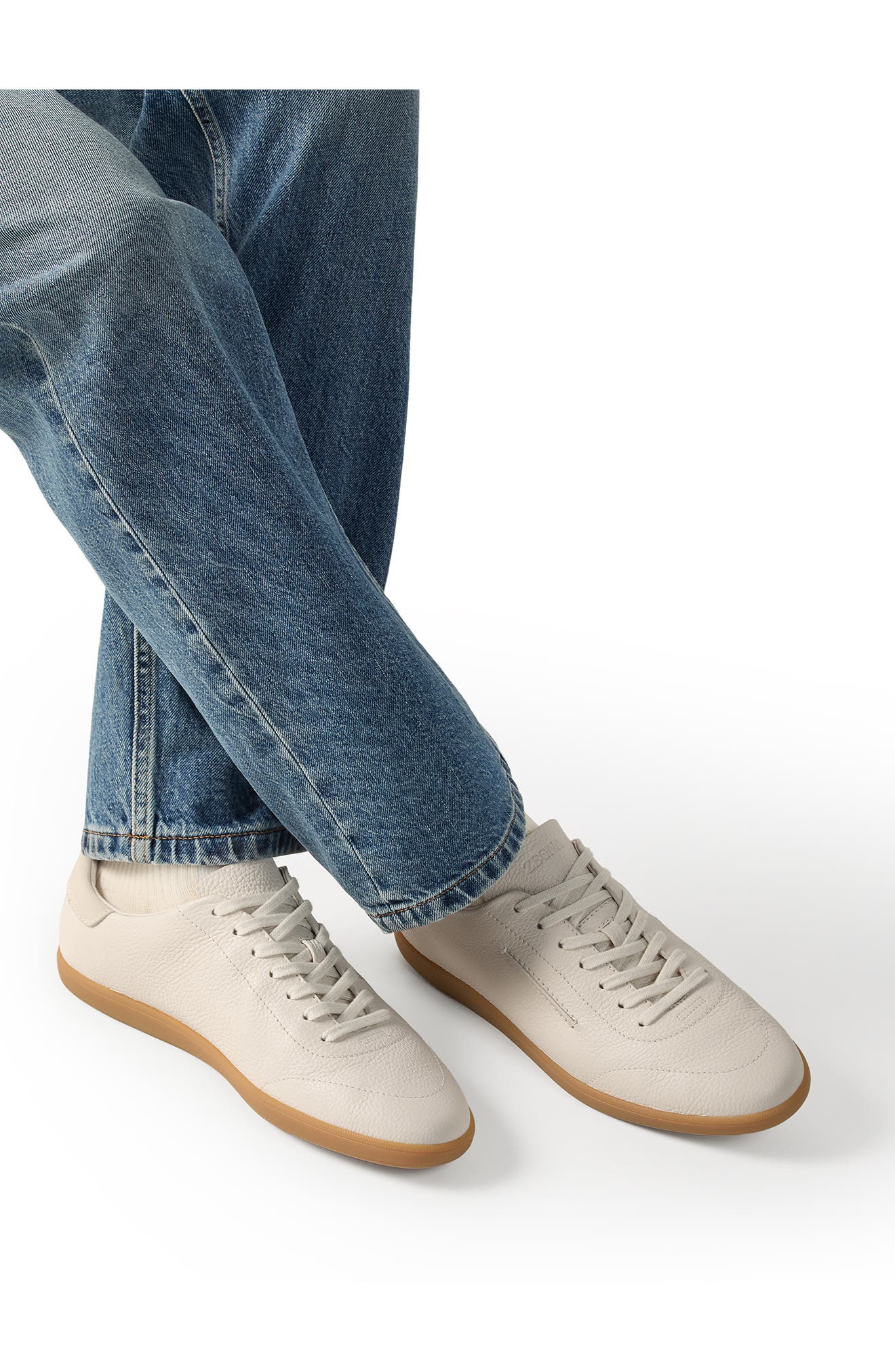 232 Low Top Sneaker, Alternate, color, WHITE