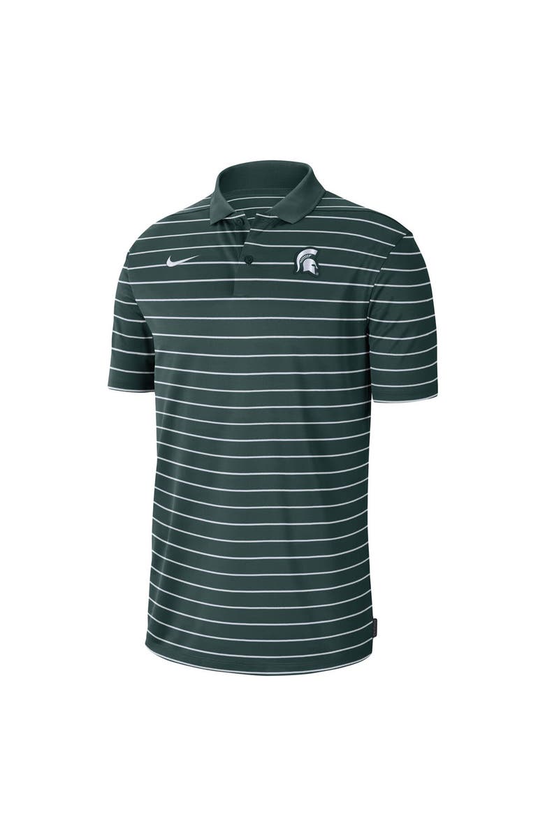 Nike Men's Nike Green Michigan State Spartans Icon Victory Coaches 2023 Early Season Performance Polo, Alternate, color,