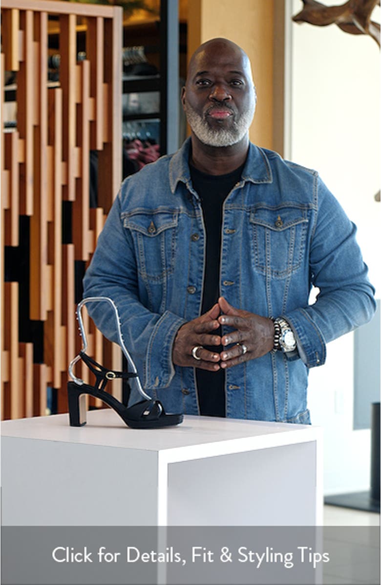 Gracie Ankle Strap Platform Sandal, sales video thumbnail