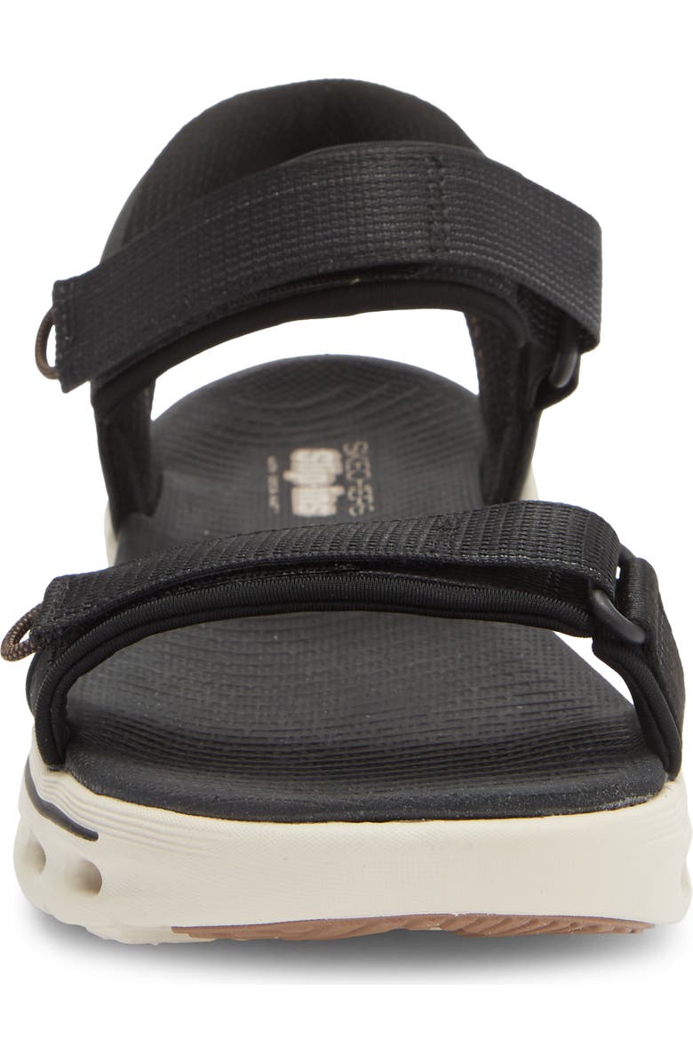 SKECHERS Go Walk Arch Fit Slip-On Sandal, Alternate, color, Black