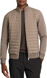 Reiss Freddie Mixed Media Jacket