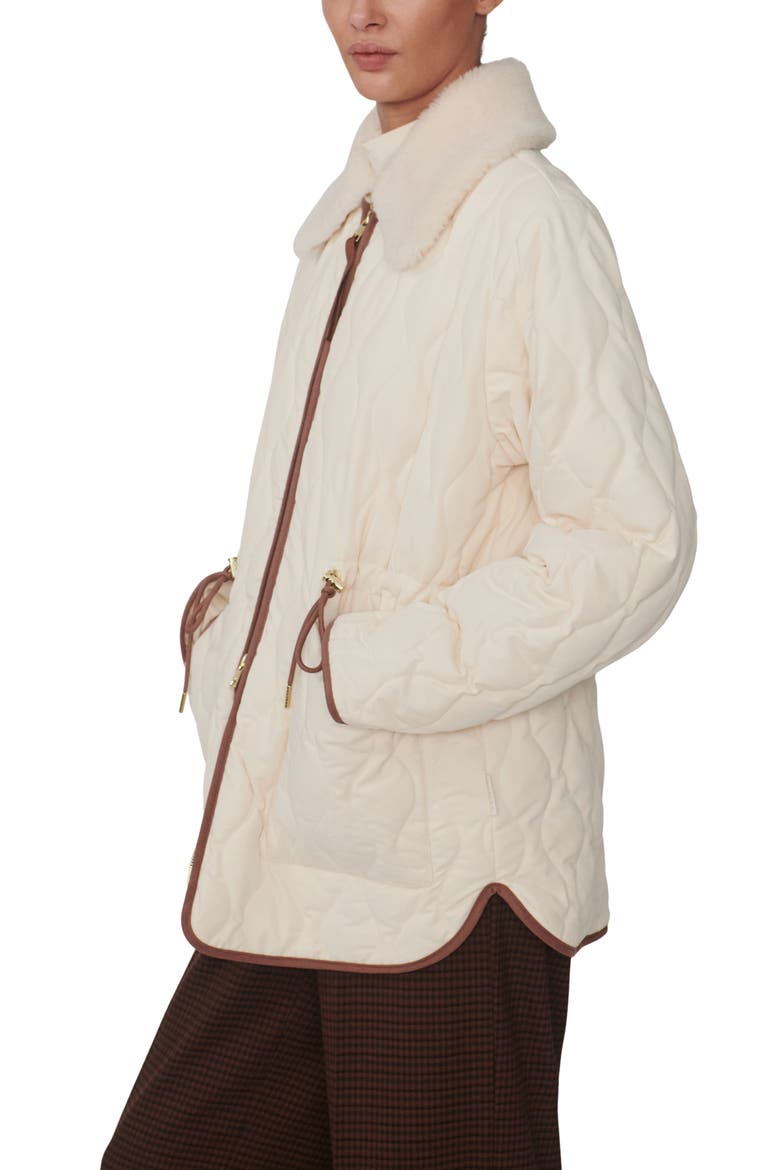 Bartley Quilted Jacket, Alternate, color, PARCHMENT