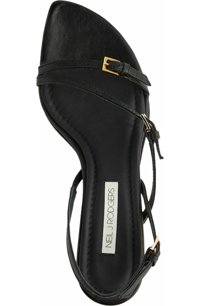 Neil J. Rodgers Janel Sandal, Alternate, color, Black Nappa
