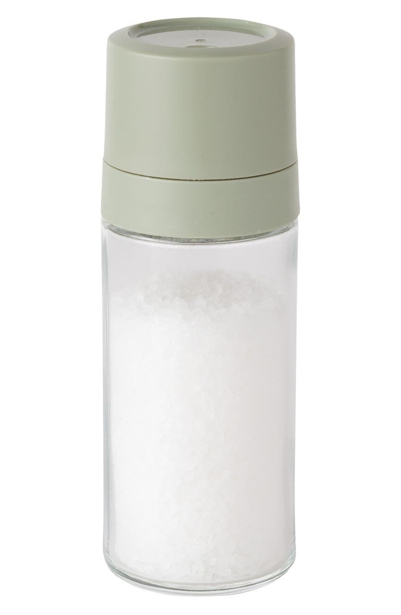 BergHOFF Leo Balance Glass Salt & Pepper Grinder Set, Alternate, color, Green