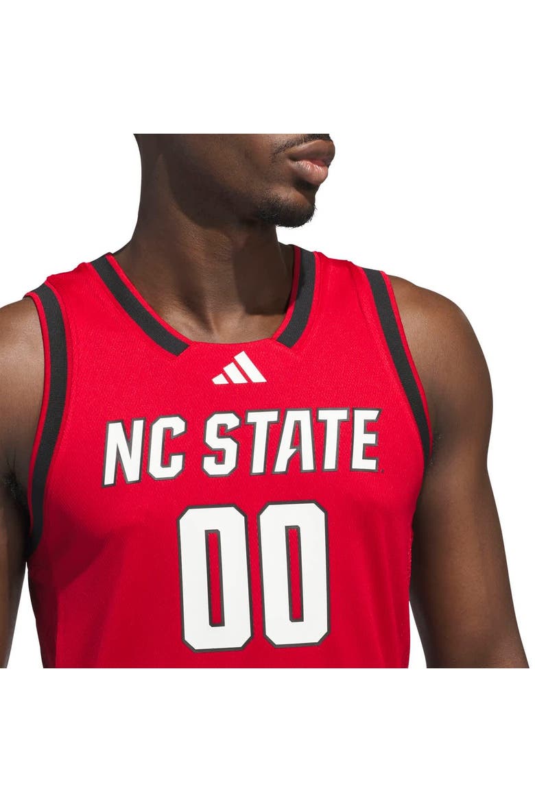 Men's adidas #00 Red NC State Wolfpack Replica Swingman Jersey, Alternate, color, Red