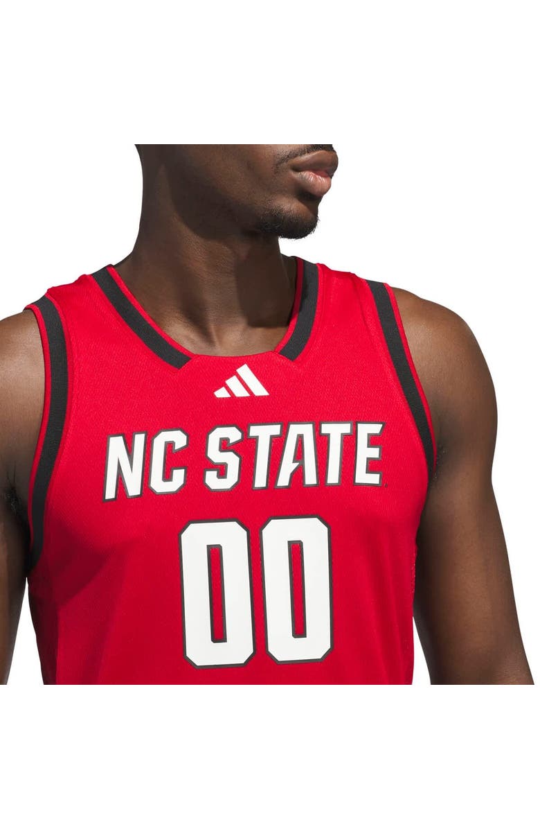 adidas Men
s adidas #00 Red NC State Wolfpack Replica Swingman Jersey, Alternate, color, Red