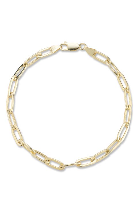 Paper Clip Chain Bracelet