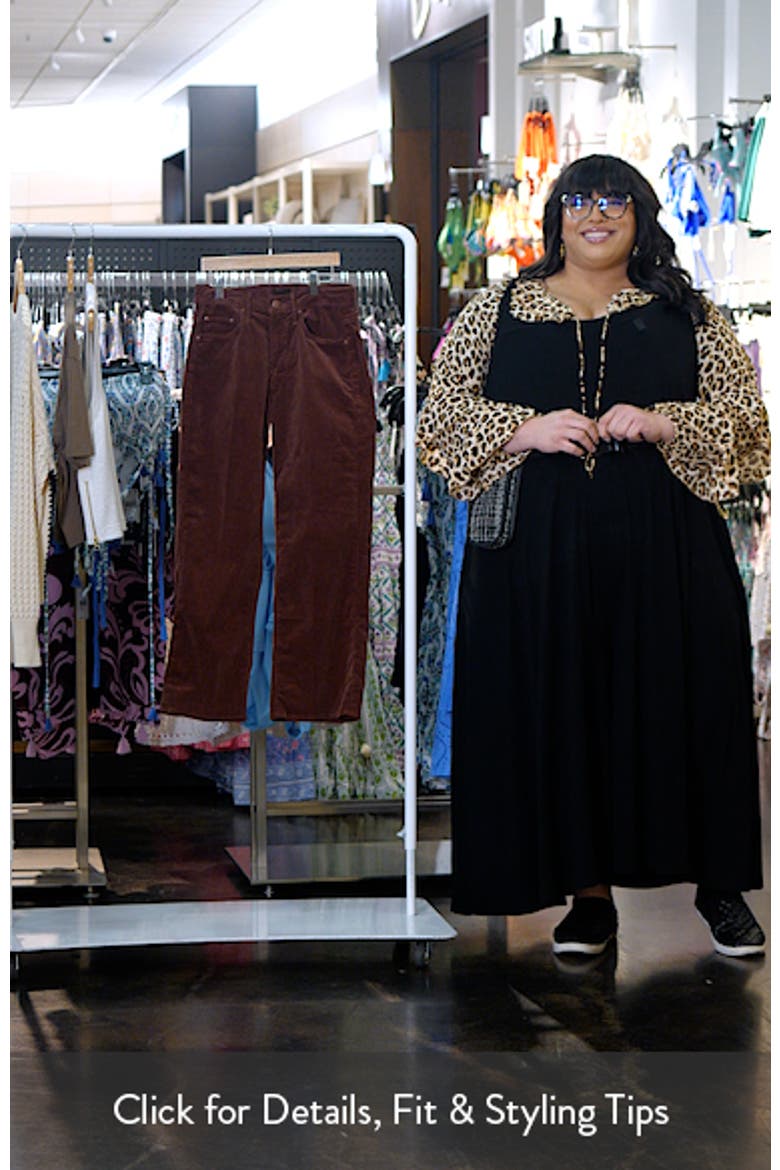 The Maven Mid Rise Ankle Wide Leg Corduroy Pants video