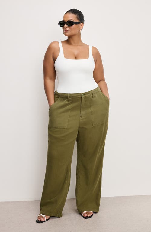 GOOD AMERICAN GOOD AMERICAN LITE COTTON BLEND PANTS
