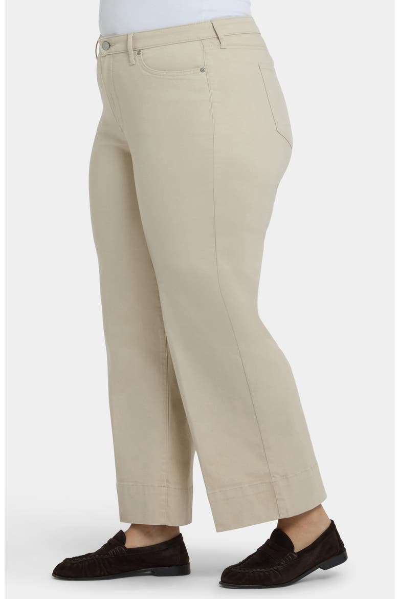 Teresa Ankle Wide Leg Jeans, Alternate, color, FEATHER