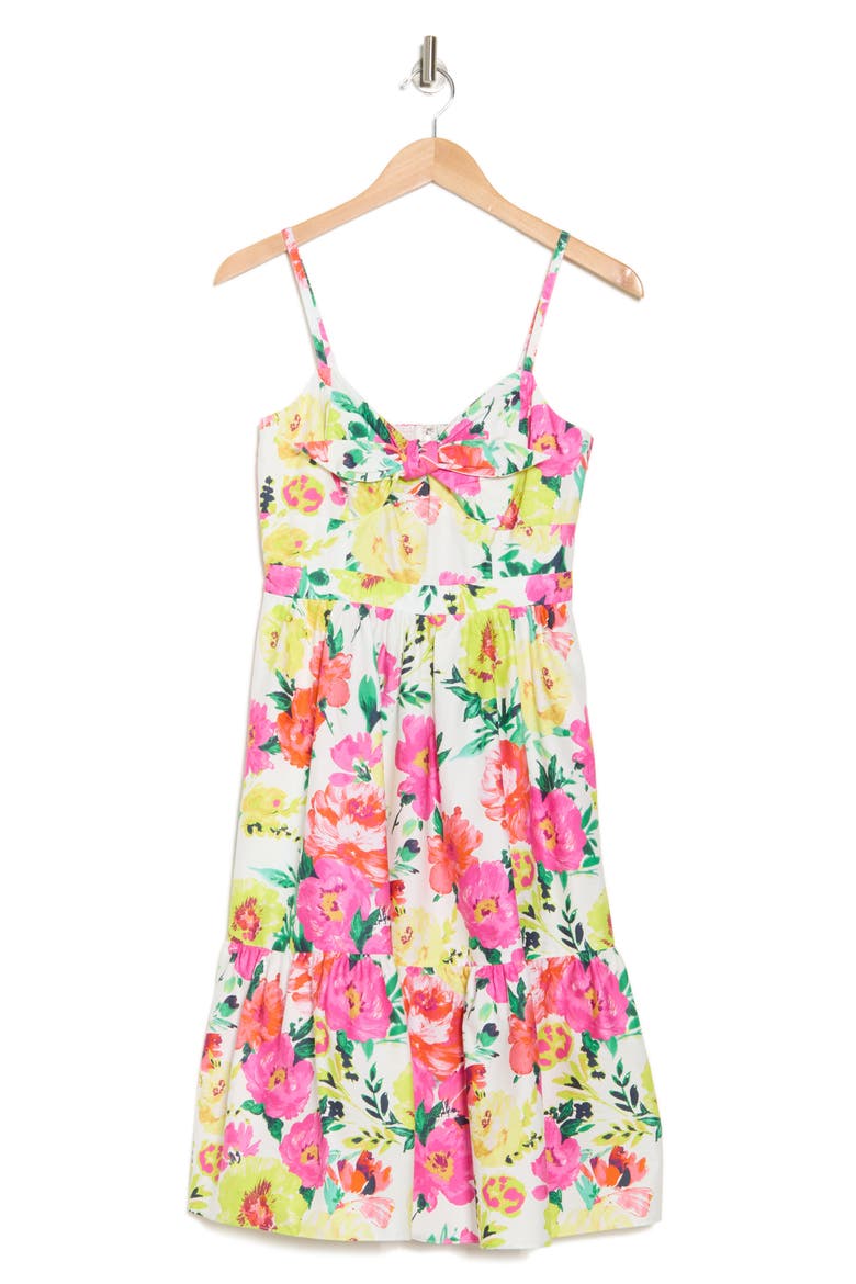 Eliza J Bow Front Cotton Sundress (Women) | Nordstromrack