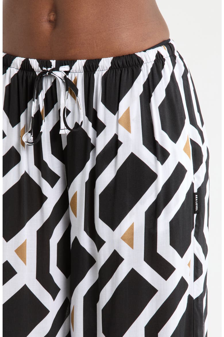 Surf Cover-Up Pants, Alternate, color, BLACK PRINT