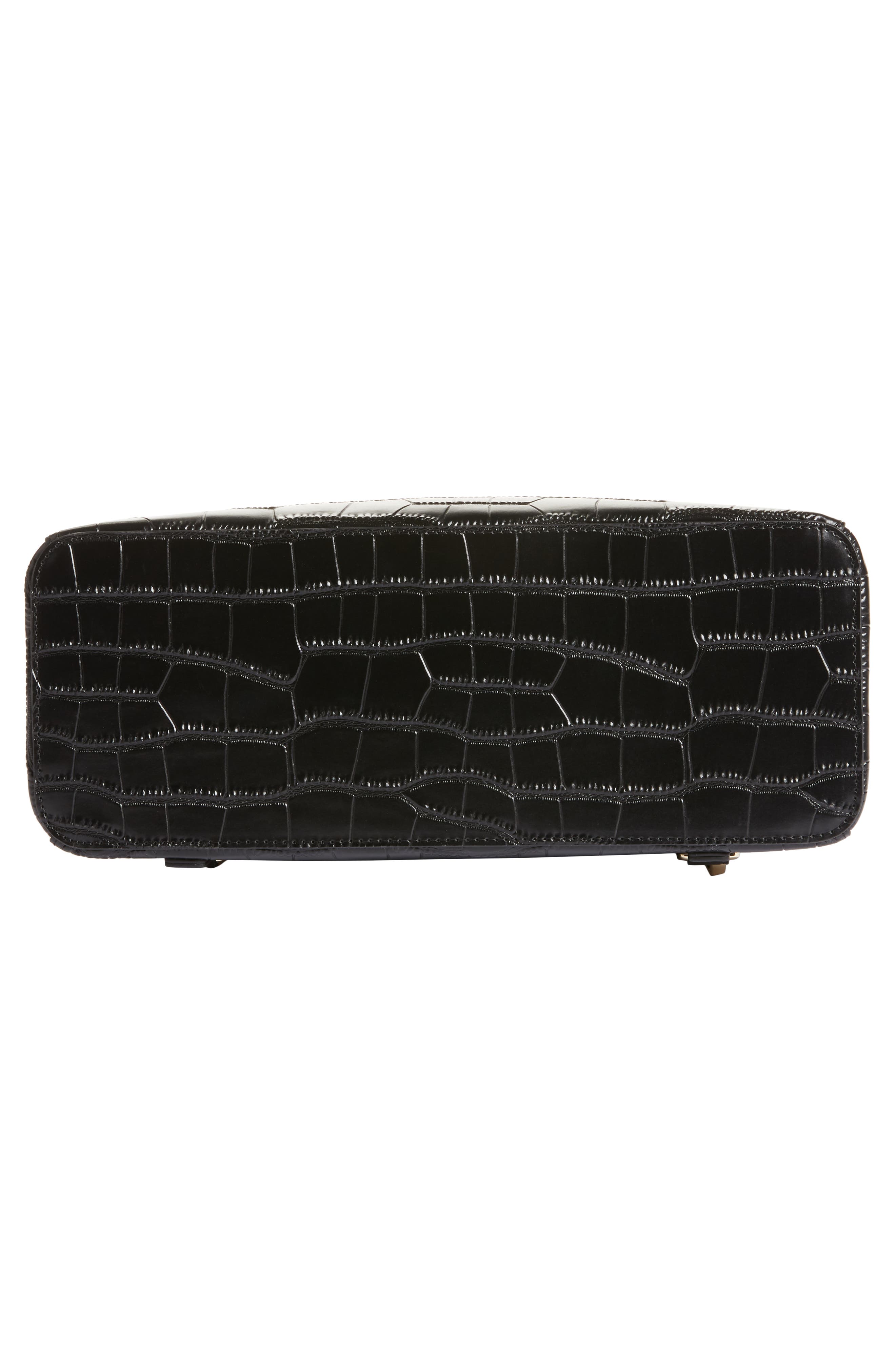 8 Other Reasons x Jill Jacobs Croc Embossed Leather Backpack, Alternate, color, 