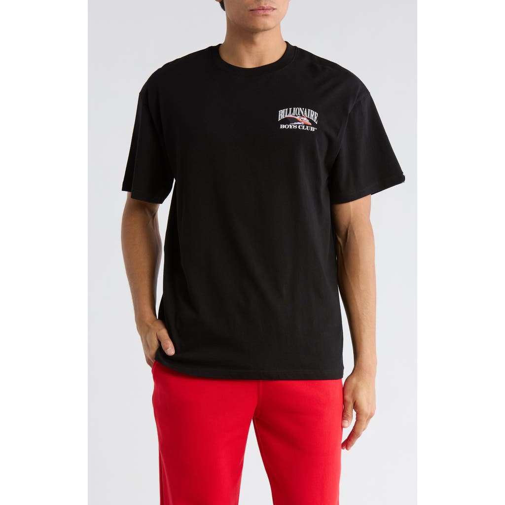 Billionaire Boys Club Yacht Graphic Short Sleeve T-shirt In Black