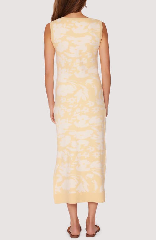 Lost + Wander Aurora Bliss Sleeveless Sweater Maxi Dress In Butter-yellow