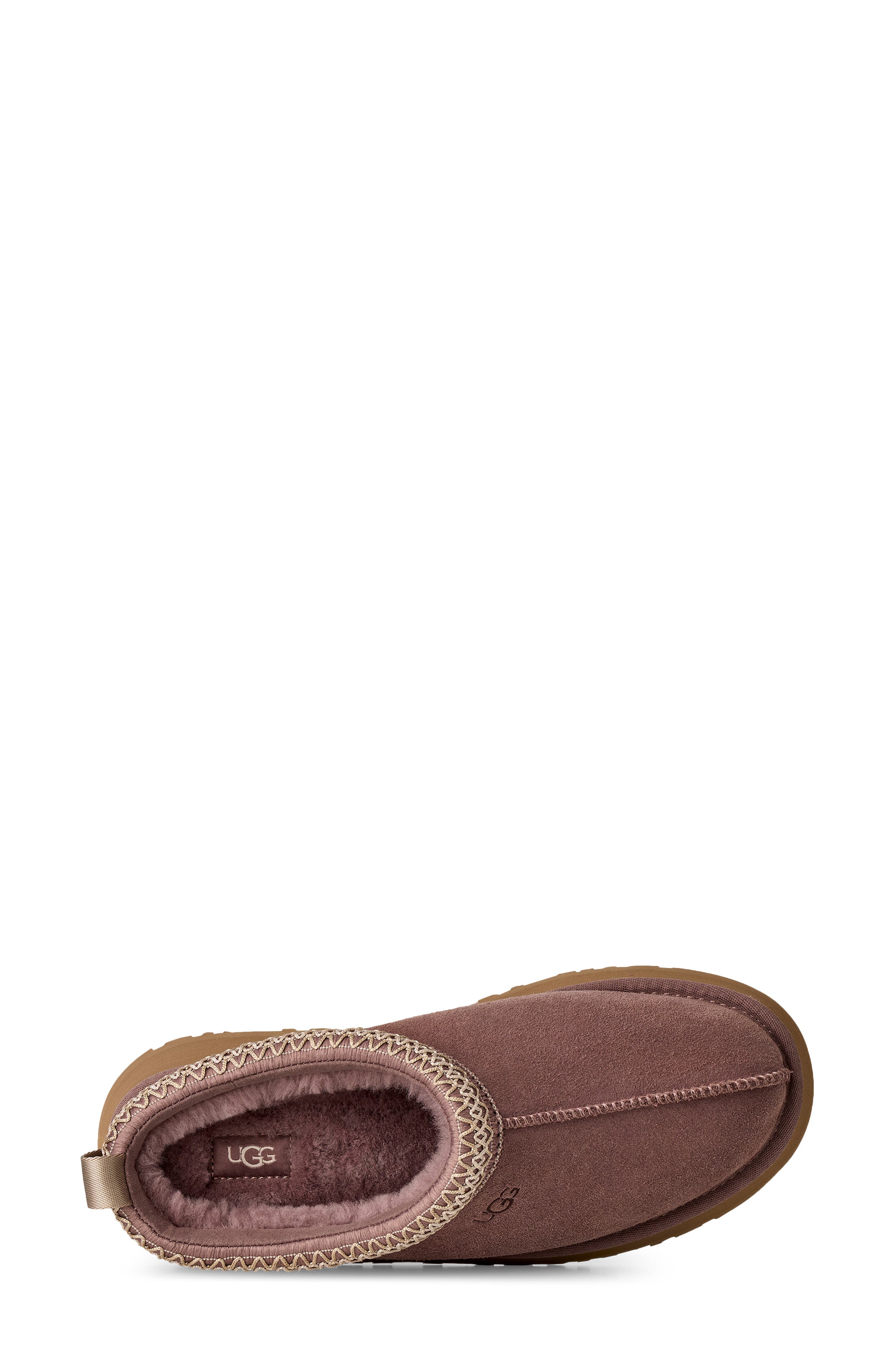 Tazz II Genuine Shearling Lined Platform Slipper, Alternate, color, PORTOBELLO