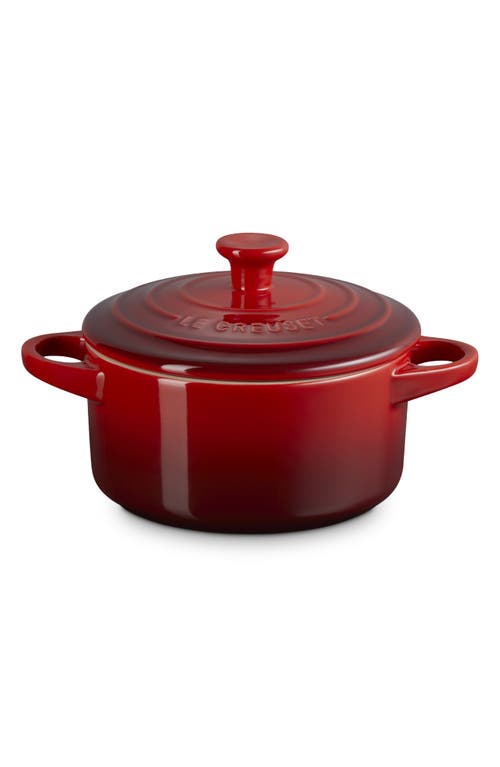 Le Creuset 24-ounce Mini Stoneware Cocotte In Cerise