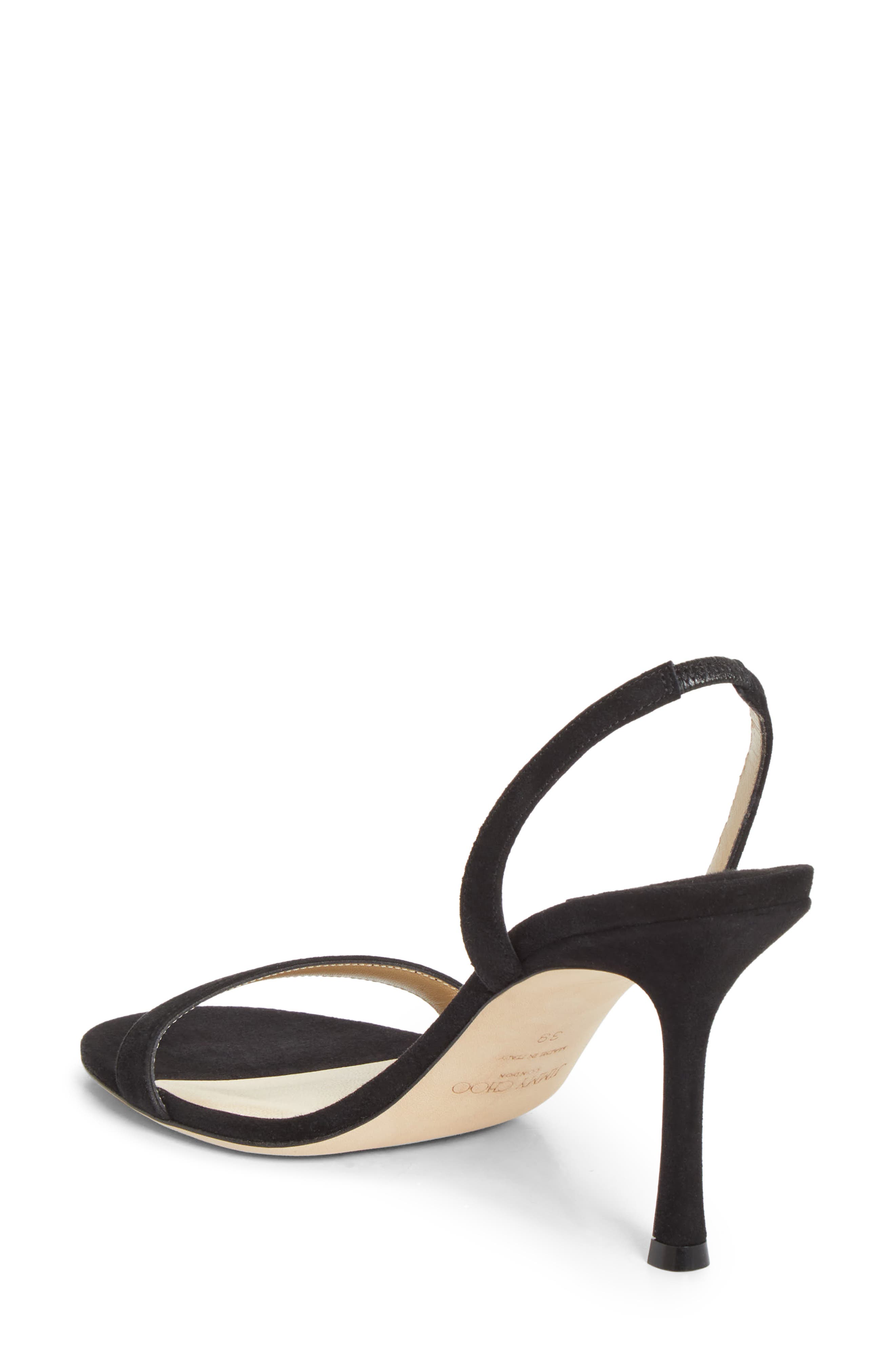 Jimmy Choo Jenn Slingback Sandal, Alternate, color, Black