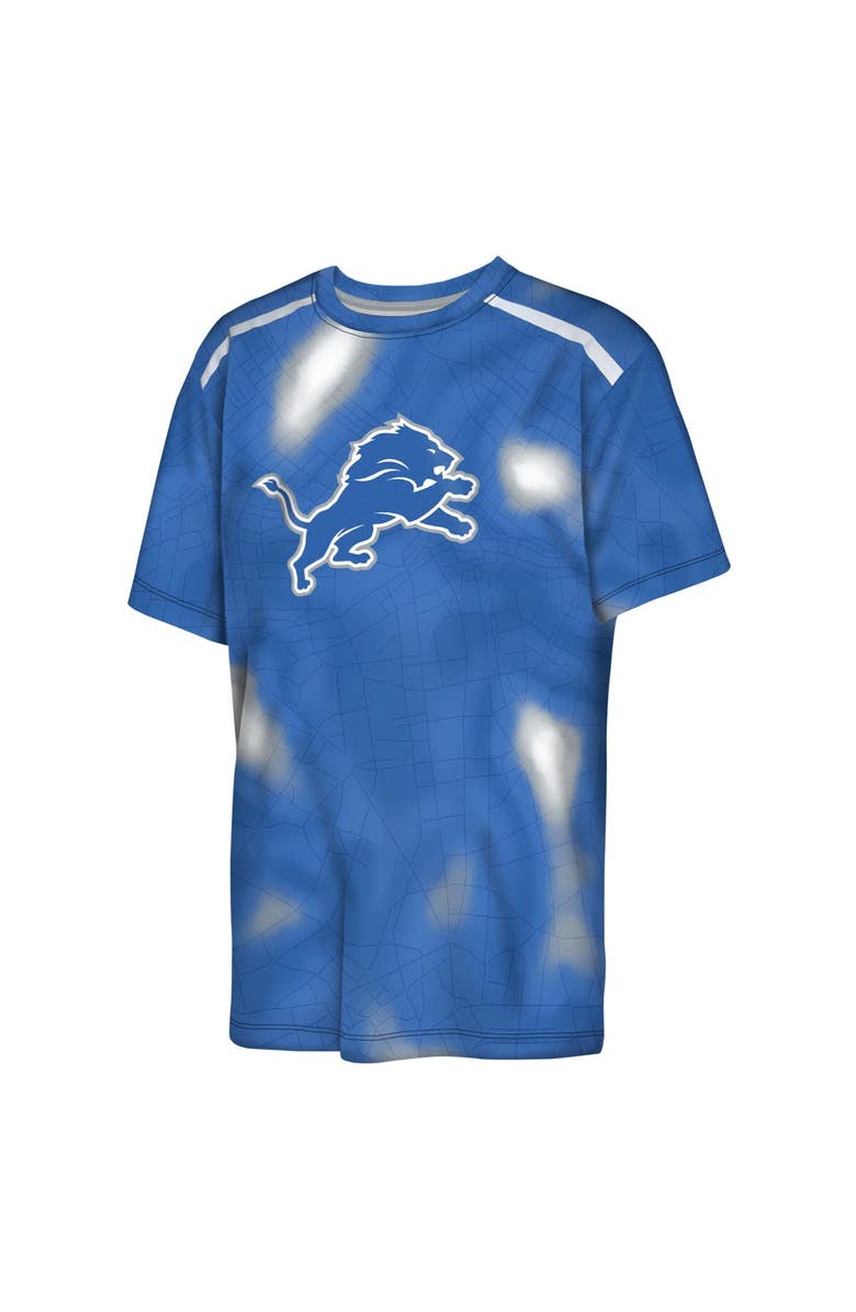 Outerstuff Youth Outerstuff Blue Detroit Lions End Zone Dri-Tek T-Shirt, Alternate, color, Blue