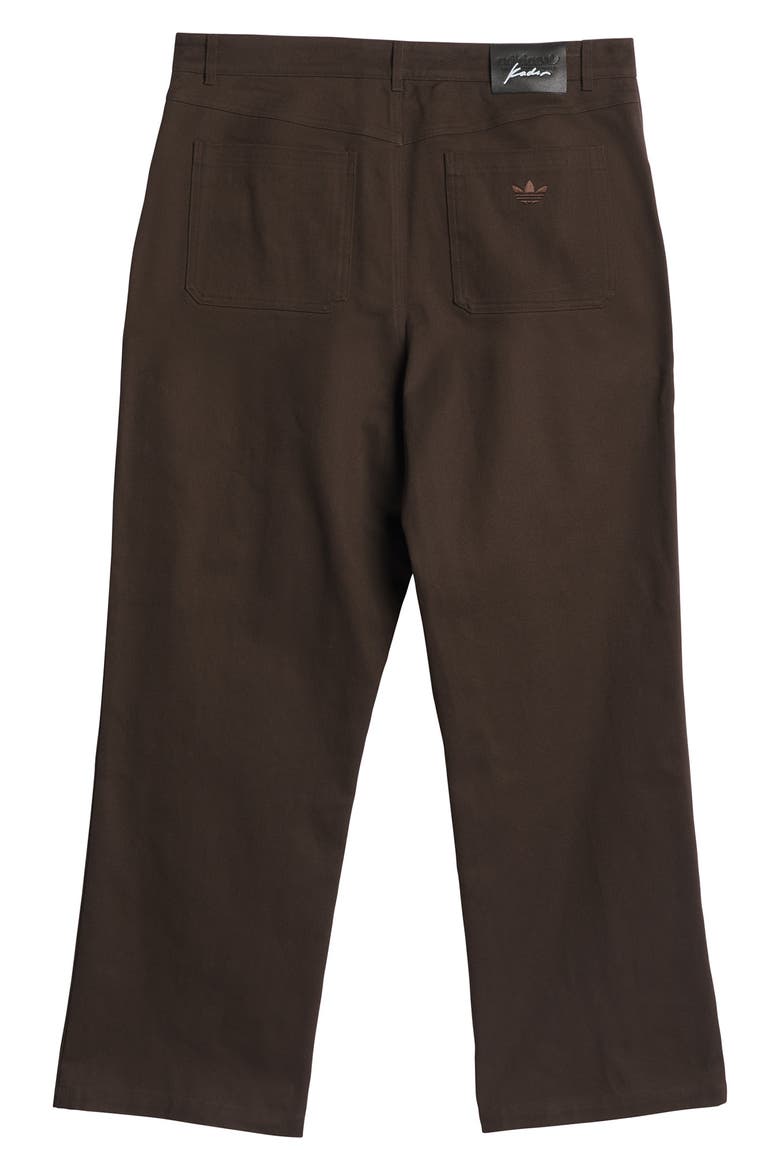 Kader Cotton Twill Pants, Alternate, color, DARK BROWN