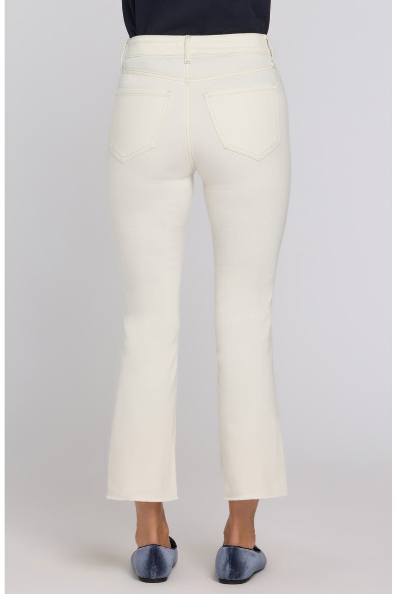 Cool Embrace® Raw Hem Ankle Slim Bootcut Jeans, Alternate, color, VINTAGE WHITE