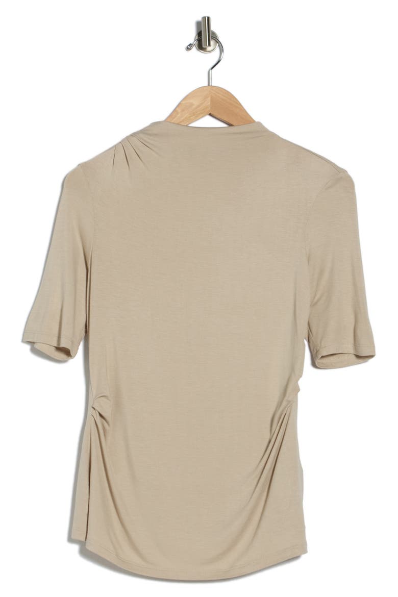 Elbow Sleeve Knit Top, Alternate, color, PEBBLE