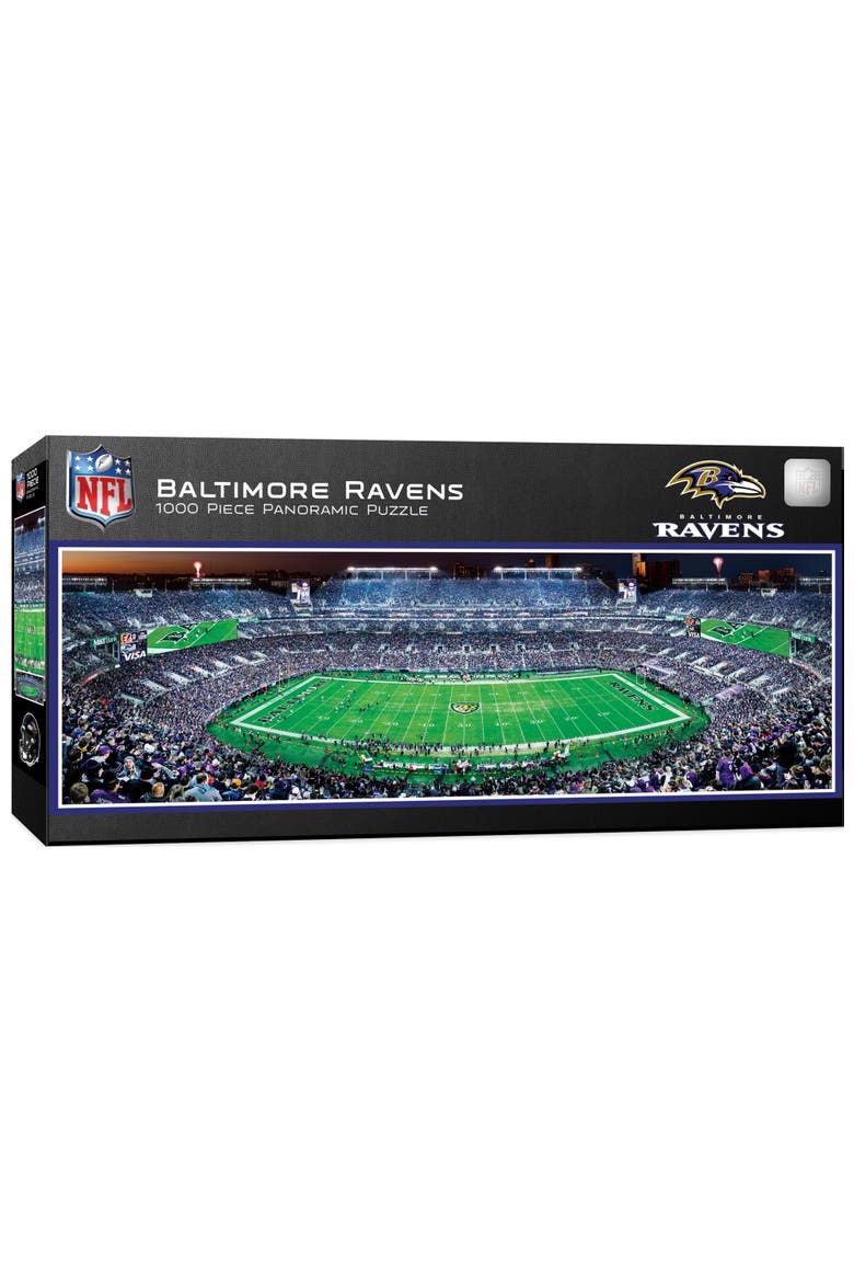 Baltimore Ravens 1000pc Panoramic Puzzle, Main, color, Multicolor