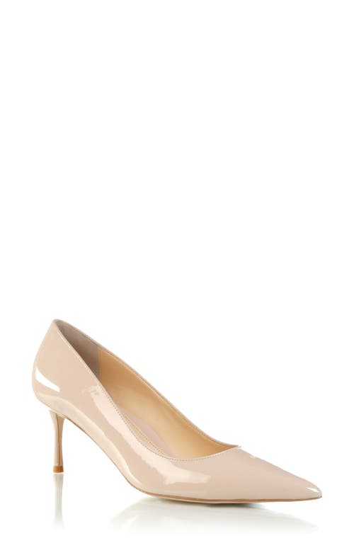 MARION PARKE Classic 70 Pointed Toe Pump in Powder 