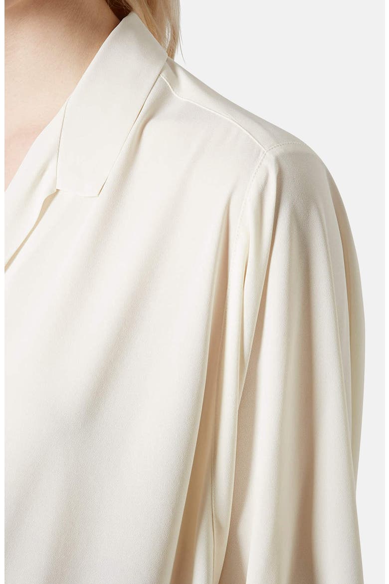 Formal Drape Front Maternity Blouse, Alternate, color, CREAM