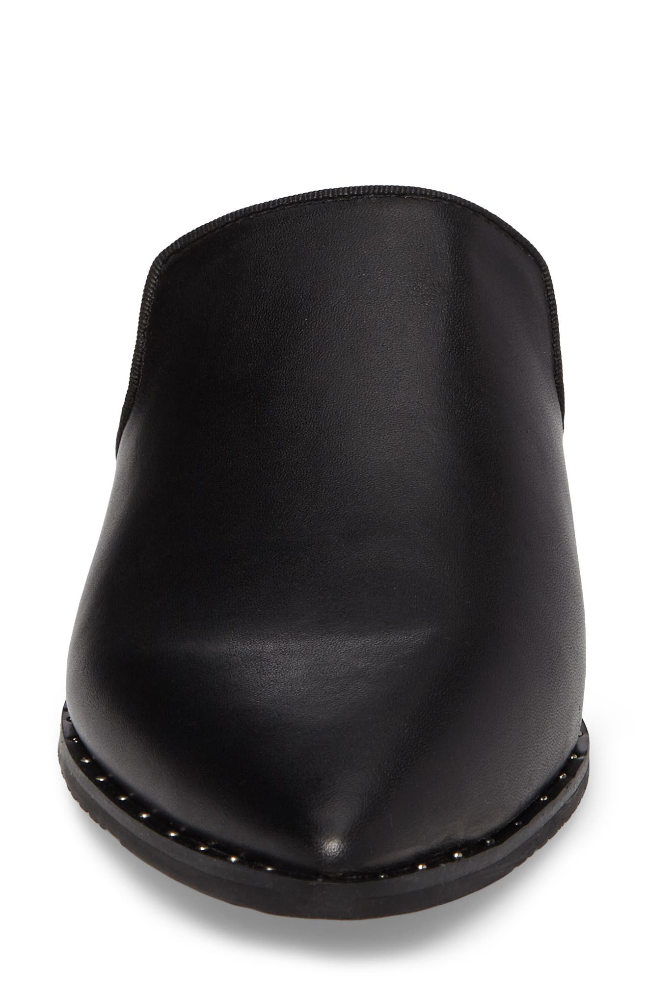 Keaton Loafer Mule, Alternate, color, BLACK LEATHER