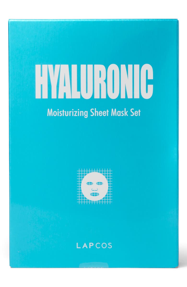 LAPCOS Derma Hyaluronic Acid Hydrating Sheet Mask, Alternate, color, Blue
