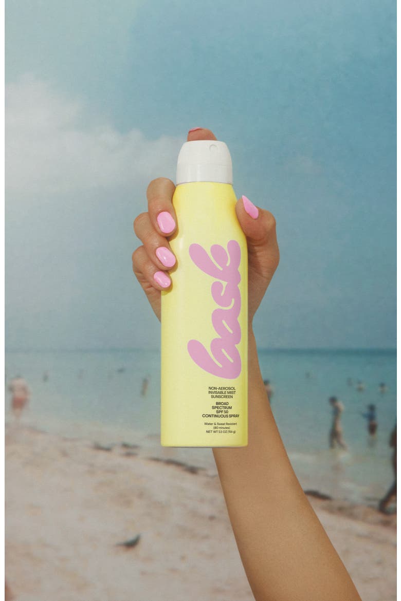 Non-Aerosol Invisible Mist Sunscreen Broad Spectrum SPF 50 Continuous Spray, Alternate, color, NO COLOR