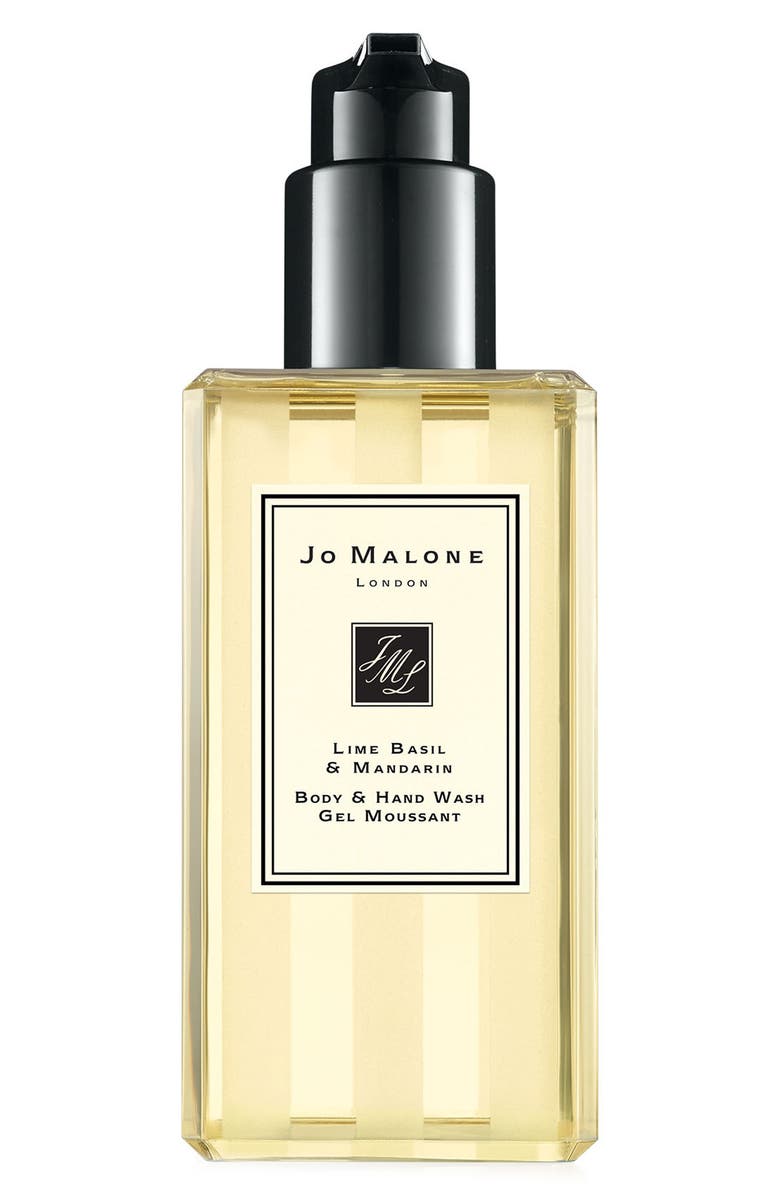 Jo Malone London<sup>™</sup> Lime Basil & Mandarin Body & Hand Wash, Main, color,