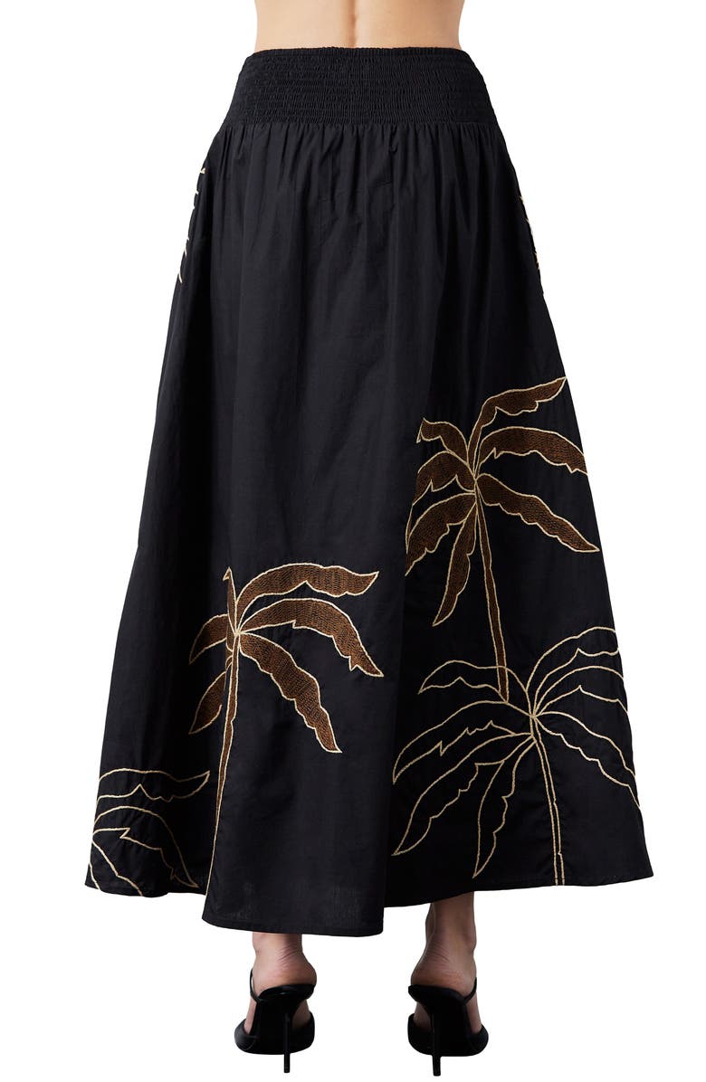 CIEBON Nuri Maxi Skirt, Alternate, color, Black/ Brown