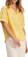 VELVET Woven Linen Top