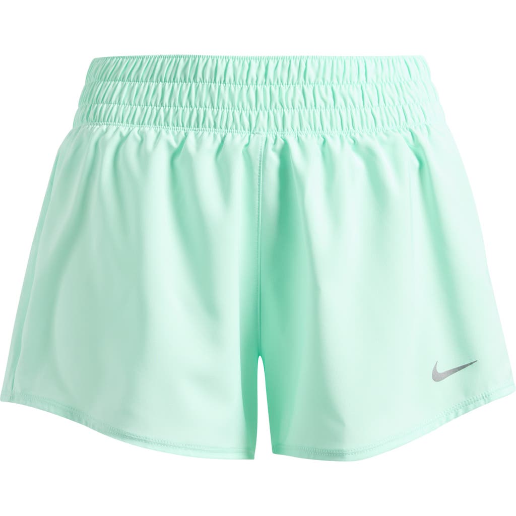 Nike Dri-fit Mid-rise 3-inch Brief-lined Shorts In Green