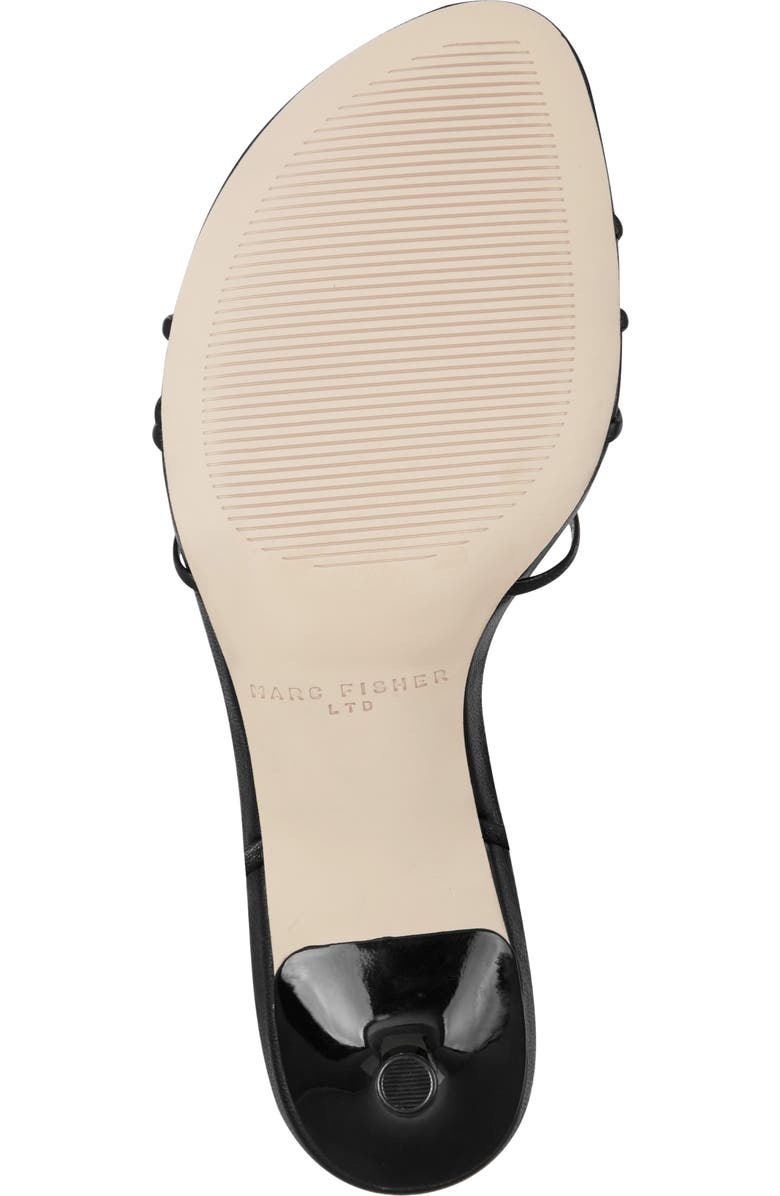 Marc Fisher Gineva Ankle Wrap Kitten Heel Sandal, Alternate, color, Black