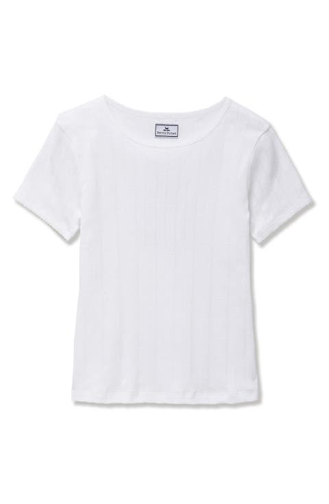 Pima Cotton Pointelle Sleep T-Shirt