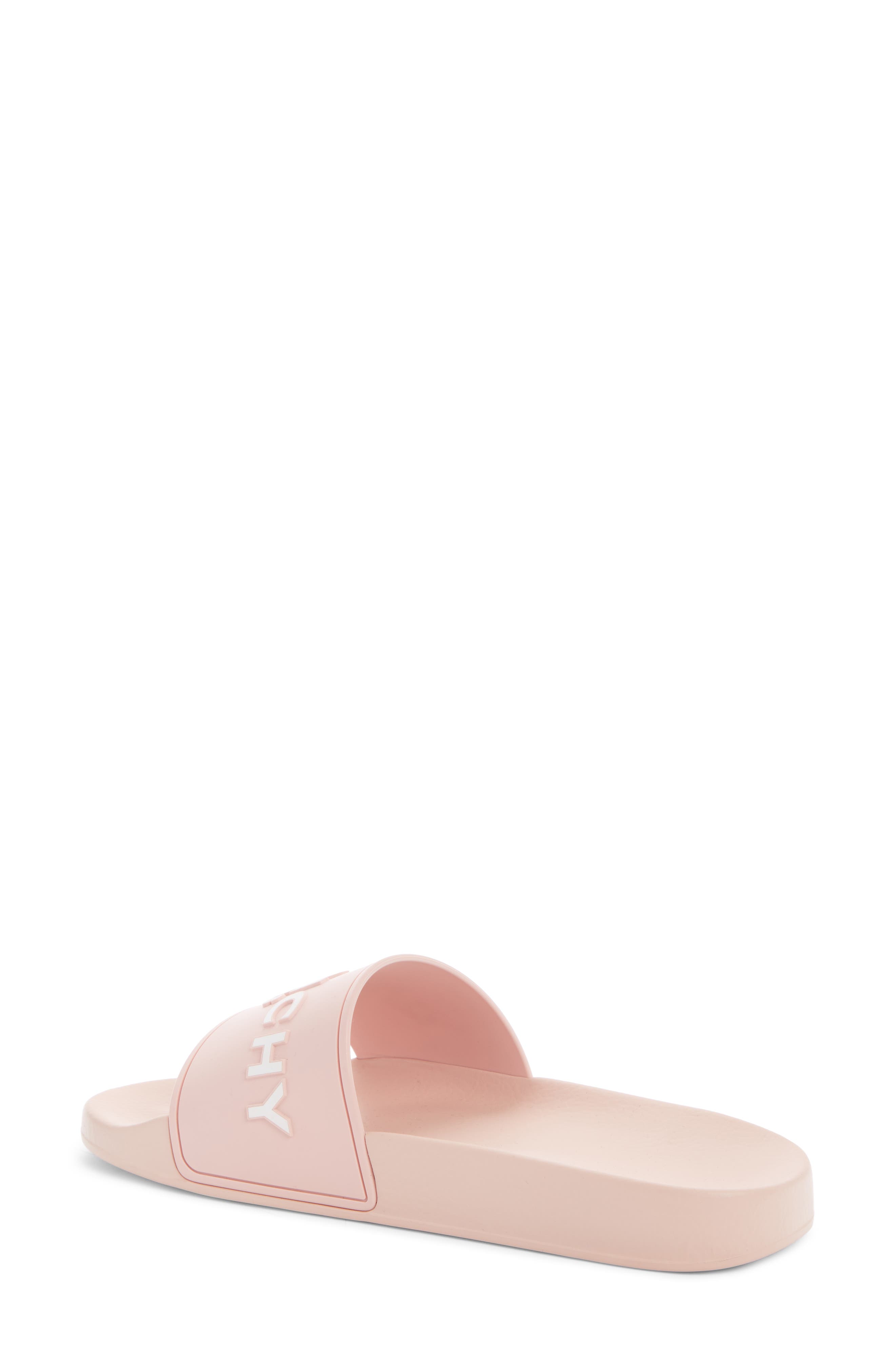 Paris Logo Sport Slide, Alternate, color, NUDE/ PINK