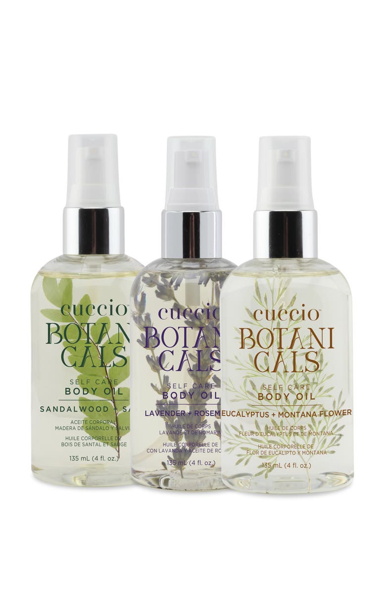 Cuccio Botanicals Body Oil Discovery Set, Main, color, N/A