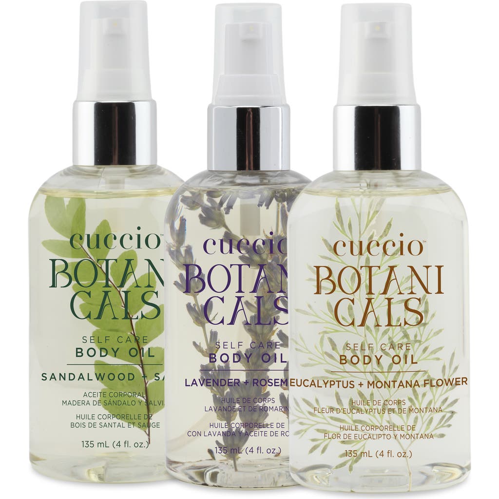 Cuccio Botanicals Body Oil Discovery Set