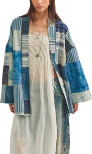 Free People We The Free Evie Cotton Patchwork Kimono